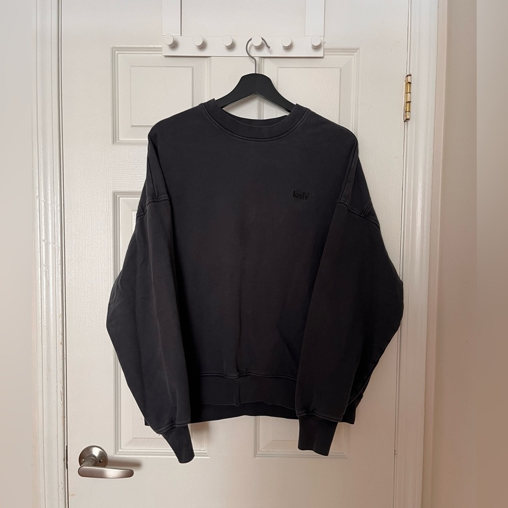 Washed Effect Crewneck